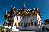 Bangkok Grand Palace, the elegant Maha Prasat throne hall within the Dusit group. 